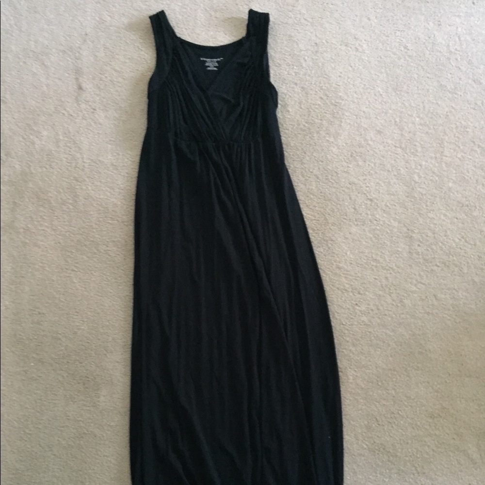 Black Maxi Maternity dress